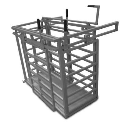 China Carbon Steel AVS 600kg 1500kg Carbon Steel Goat Sheep Weighing Draft Crate Scale for sale