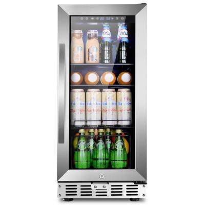 China Car Styling New Black Color Modern Home Refrigerator Kitchen Freezer Refrigerated Small Wine Cabinet for sale