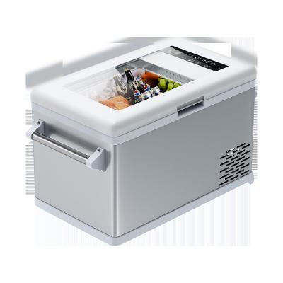 China Cool Portable Car Fridge Freezer Car Refrigerator 52L With Compressor Temperature -20 | -10 degree for drink food for camping trip for sale