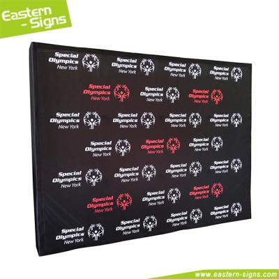 China Indoor Promotion Pop Up Display Stand With Printing Cloth / Podium And Shipping Case for sale