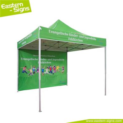 China E-Z Up Folding Aluminum Promotional Advertising Canopy Cheap Custom Printed Tent For Outdoor for sale