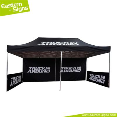 China Luxury Aluminum Dye Sublimation Printing 10x20ft Fire Resistant Koisk Tent for sale