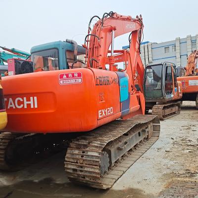 China Used Hitachi ex120 -3 excavators crawler excavator earthmoving machinery for sale 0.3mÂ ³ for sale