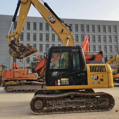 China Used Digger Crawler Excavator CAT 313D2 13 TON Small Size With Power Wheel CAT313 CAT315 CAT311 0.52m²; ³ for sale