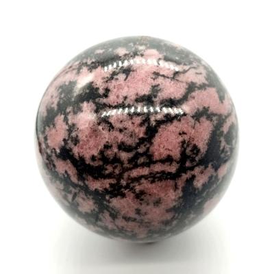 China China factory wholesale hot sale natural polished rhodonite gemstone sphere crystal ball for sale