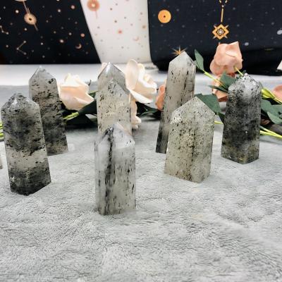 China China factory direct sale Pitaya quartz towers point obelisk wand natural polished crystal stone for decoration for sale