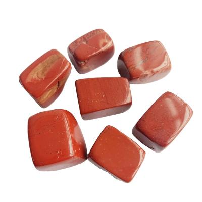 China Natural Polished Red Jasper Crystal Square Tumbled Stones For Cube Decoration On China Factory Direct Sale for sale