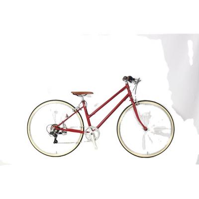 China Steel 6 Speed ​​Road Bike 26' Bicycle 27' 700 For Man And Woman With High Quality Derailleur for sale