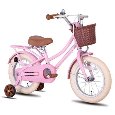 China steel most popular kids bike for kids bicycle 12 inch with training wheel for girls bicycle for sale