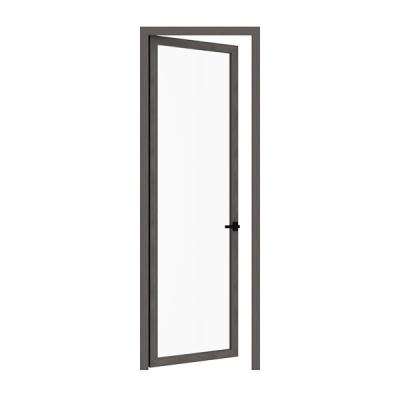 China GIONZI Modern Double Room Glass Door Aluminum Interior Doors Custom Frosted Casement Glass Doors for sale