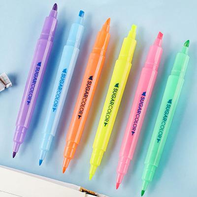 China Used For Permanent Drawing Alcohol Colors/Painting/Stainings Dual Tip Brush Pen Dual Tip Brush Marker Pens 12 Colors Art Markers Pen Dual Tips Coloring Brush for sale