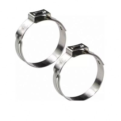 China Industrial Equipment 58-62mm Pipe Clamp Size Chart Stainless Steel Single Ear Flange for sale