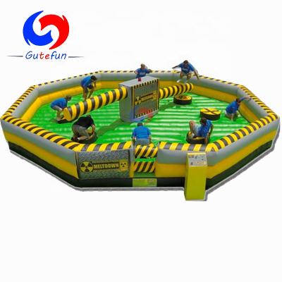 China China Best Rental Company CE Certificate Sale Kids Adult Inflatable Sport Games Toxic Inflatable Fusion For Sale for sale