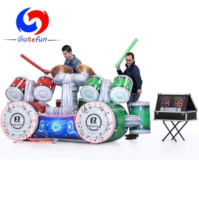 China Commercial rental; festivals; Sports; inflatable park etc. 2020 best two games IPS games inflatable interactive drum game kit for sale for sale