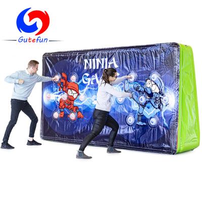 China Commercial rental; festivals; Sports; inflatable summer park etc. 2020 popular exciting TWO players sports interactive games IPS splash wall for sale for sale