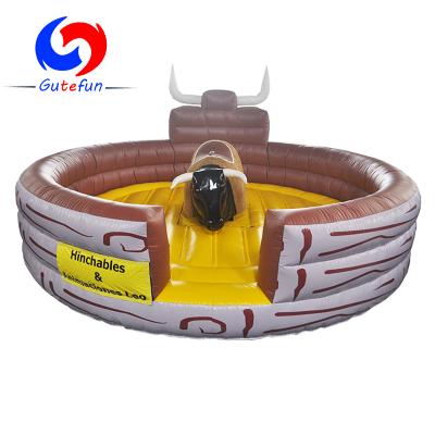 China (kids and adult all can play) hot selling 6+ party events kids adult ride inflatable mechanical rodeo bull for sale for sale