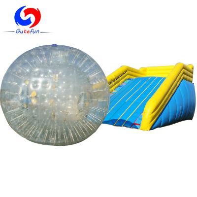 China Outdoor exciting inflatable toy games ramp 3m tpu body giant inflatable zorb ball for sale for sale