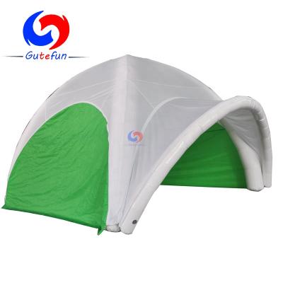 China 100% tent, OEM 6m L*5m W*3.3m H inflatable trade show 0.6mm PVC tarpaulin inflatable advertising tent for advertising for sale