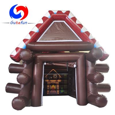 China Air Constant Blowing 7m L*5m W*4m H Santa Inflatable Cave Booth Tent, Inflatable Lawn Tent for sale