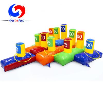 China Commercial rental; festivals; Sports; inflatable park etc. NEWCOMER Exciting Adult Kids Party Rental Inflatable Air Ring Toss Game For Sale for sale