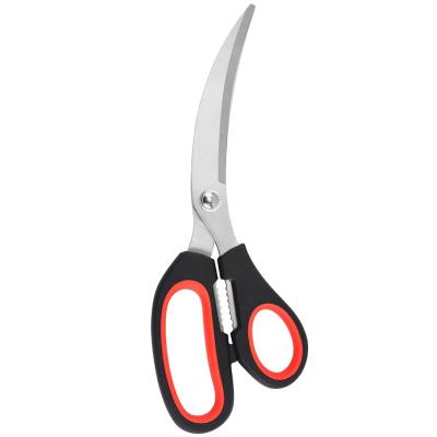 China Kithchen Multifunctional Scissors 9.6 Inch ABS TPR Handle Universal BBQ Scissors Stainless Steel Kitchen Scissors for Ready-to-ship for sale