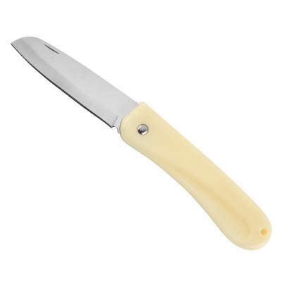 China Sustainable 3 Inch ABS Handle Household Peeler Stainless Steel Tradition Chinese Folding Fruit Knife for sale