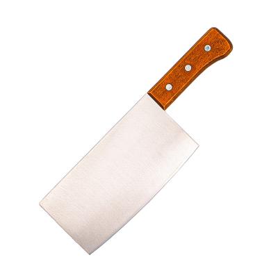 China Sustainable Wooden Handle Slicing Knife Household Universal Vegetable Knife Chinese Kitchen Slicing Knife for sale