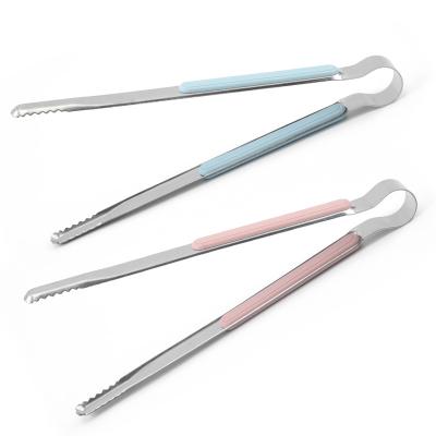 China Universal BBQ Tongs Kitchen Instruments Stainless Steel Cooking Tongs Viable for sale