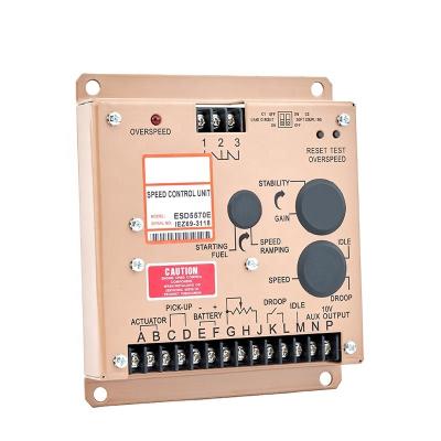 China Voltage Generator Unit Speed ​​Control Panel ESD5570E Speed ​​Controller Elektronische Snelheidsregeling Diesel Regulating Motor Onderdelen for sale