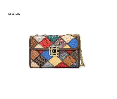 China High Quality Westal Ladies Shoulder Bag Women Messenger Bag Genuine Leather Multicolor Small Chain Strap Leather Cross - Body Shoulder Bag for sale