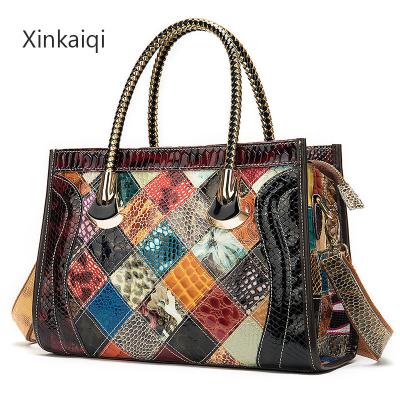 China Fashion Westal Women Lady Handbag Genuine Leather Lady Shoulder Bags Designer Bags Brand Handbags Vintage Totes Leather Handbags for sale