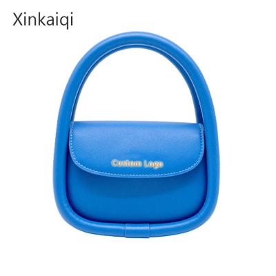 China Built-in Fashion Round Macaroon Vegan PU Leather #azb494 Mini Totes Crossbody Bags Trendy Custom Mini Purse And Handbag Ladies Fashion for sale