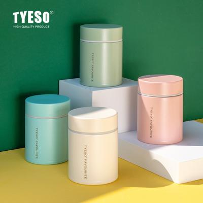 China Modern / Minimalist TYESO Vacuum Food Lunch Container Stainless Steel Portable Pot for sale