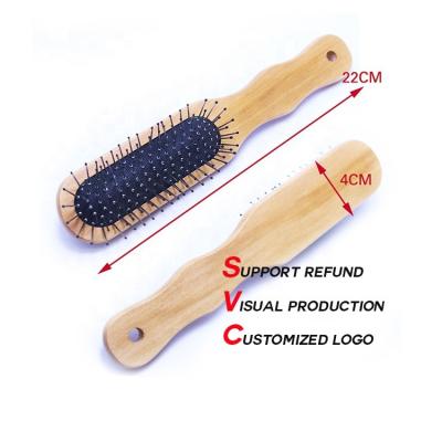 China Innovative Low MOQ Detangling Massage Hair Brush Curve Detangling Duct For Beauty for sale