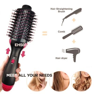 China Cepillo Secador Hair Airbrush Home Hot Electric Brush Comb Fast Straightener One Step Hair Dryer Volumizer for sale