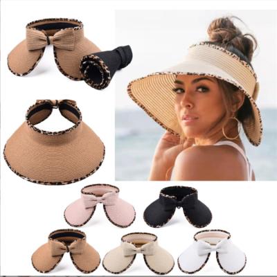 China 2022 European and American summer new comfortable sun straw hat fashion beach outdoor hats for women for sale