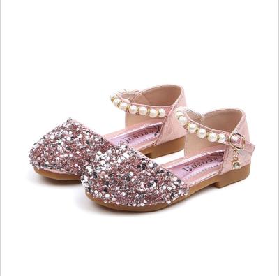 China Korean Children's Dance Shoes Sequin Pearl Dance Shoes New Deodorization Children's Shoes for sale