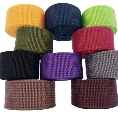 China Factory Direct Sales Of Weave And Durable High Strength Color Woven Polypropylene PP Webbing for sale