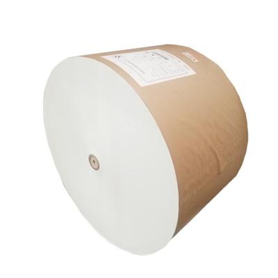 China kraft paper prices Wholesale price biodegradable PLA coated brown kraft raw material paper in roll for making packing paper cup for sale