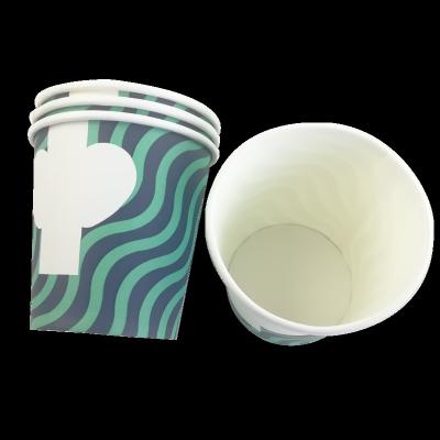 China disposable paper coffee cups Manufacturer Bulk Price Disposable Double Wall 4 oz 8oz 12OZ Coffee Tea and White Paper Cup for sale