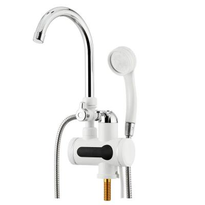 China Hot Sale Electric Faucets Bathroom Shower Faucet Deck Mounted ABS Material 3000W 220V With Hot Water for sale