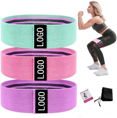 China Durable Yoga Stretch Band Hip Band - Non Slip Fabric Resistance Bands For Women Resistance Bands Wholesale for sale