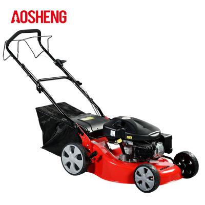 China 4-Stroke AOSHENG 173cc High Quality Engine Gasoline Lawn Mower Low Noise Petrol Lawnmower for sale