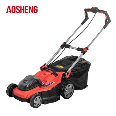 China AOSHENG 40V 5.0Ah Li Battery Charger Cordless Standard Rechargeable Ion Battery 400mm Replaceable Professional Lawn Mower 16/20inch for sale