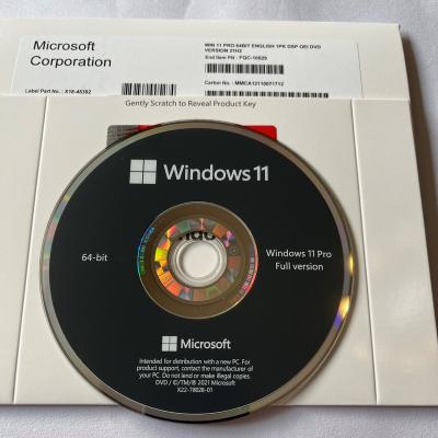 China Win 11 Pro Full Pack Win 11 Pro DVD for sale