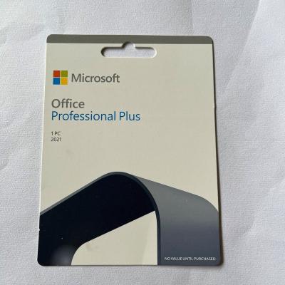 China Office 2021 Pro Plus Keycard Office 2021 Pro Plus for sale