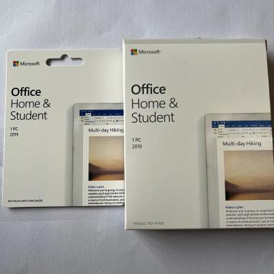 China Office 2019 Home & Student English Version Home Office 2019 DVD & Student for sale