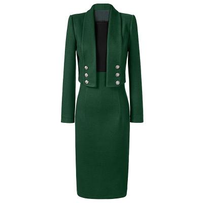 China China newest style QUICK DRY girls spring Autumn Dress Fashion Comfortable Luxury professional performance suit dress for office for sale