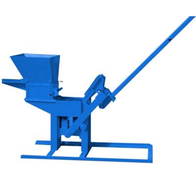 China ZCJK QTJ2-40 manual brick machine earth soil interlocking compressed clay block /mud/earth block making machine clay block for sale