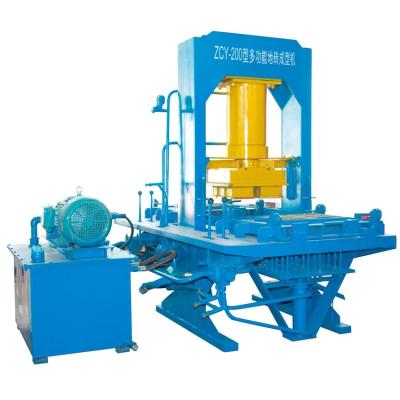 China New Type Cement Brick Machine ROOF ZCJK ZCY200 Maker , Block Making Machine In Ghana for sale